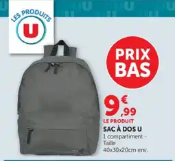 Hyper U U SAC À DOS offre