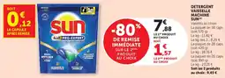 Hyper U Sun detergent vaisselle machine offre