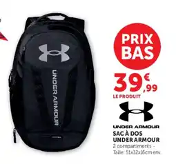 Hyper U UNDER ARMOUR SAC À DOS UNDER ARMOUR offre