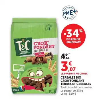 Terres et Céréales Crok'Fondant