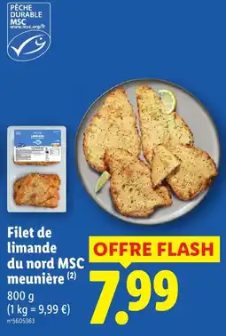 Lidl MSC Filet de limande du nord meunière offre