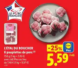 Lidl Le Porc Français offre