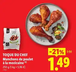Lidl TOQUE DU CHEF Manchons de poulet offre