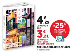 Hyper U Agenda Scolaire offre