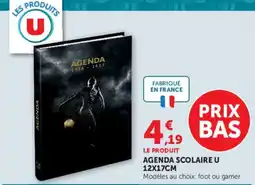 Hyper U U Agenda scolaire offre