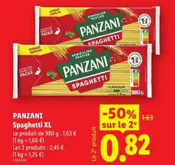 Lidl PANZANI Spaghetti XL offre