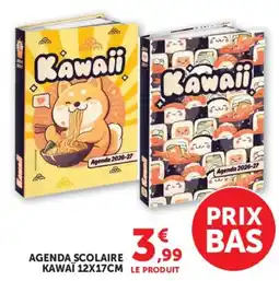 Hyper U KAWAII Agenda scolaire offre