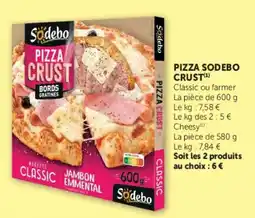 Hyper U Sodebo Pizza Crust offre
