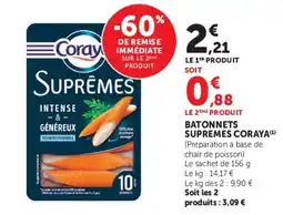 Hyper U Coray Batonnets Suprêmes offre