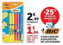 Hyper U BIC Les Minions offre