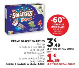 Hyper U Smarties Pop up offre