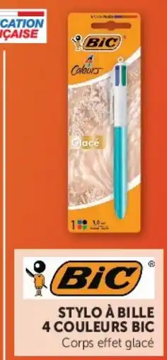 Hyper U BIC Stylo à bille 4 couleurs offre