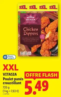 Lidl VITASIA Poulet panés croustillant offre