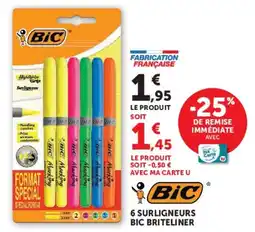 Hyper U BIC Surligneurs offre