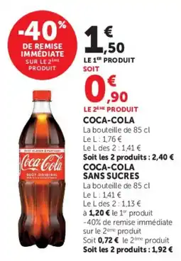 Hyper U Coca-Cola offre