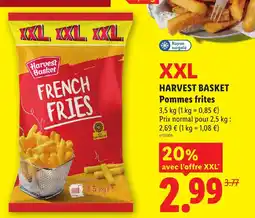 Lidl Harvest Basket French Fries offre