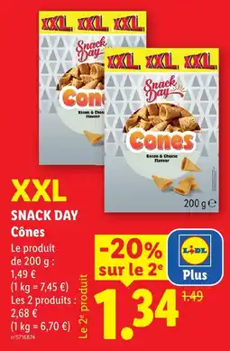 Lidl Snack Day Cônes offre