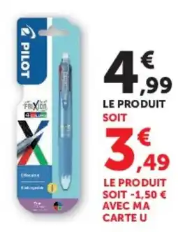 Hyper U PILOT Frixion 4 Ballpoint offre