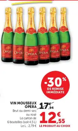 Hyper U OPERA Vin mousseux offre