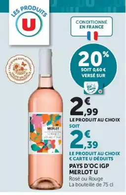 Hyper U MERLOT U offre