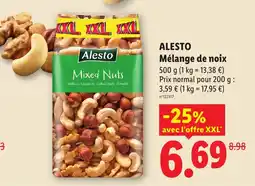 Lidl Alesto Mélange de noix offre