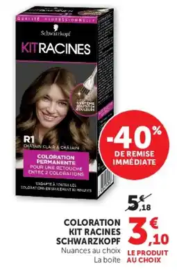 Hyper U Schwarzkopf KIT RACINES offre