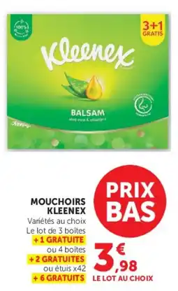Hyper U Kleenex Mouchoirs offre