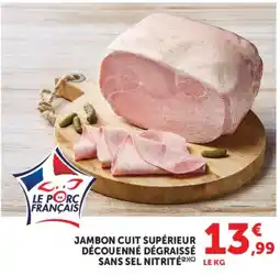 Hyper U Le Porc Français Jambon Cuit Supérieur offre