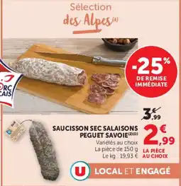 Hyper U PEGUET SAUSSON SEC SALAISSONS offre