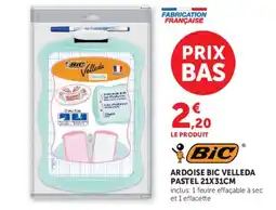 Hyper U BIC ARDOISE VELLEDA PASTEL offre