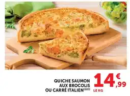 Hyper U QUICHE SAUMON AUX BROCOLIS offre
