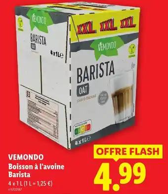 VEMONDO Boisson à l'avoine Barista