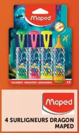 Hyper U Maped Surligneurs Dragon offre