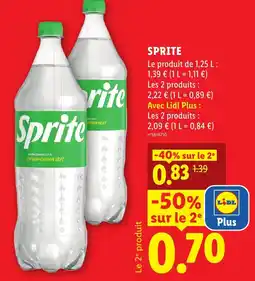 Lidl Sprite offre