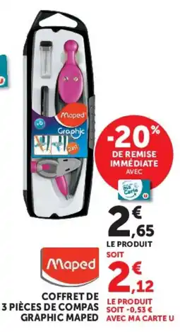 Hyper U Maped Compas Graphic offre