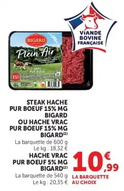 Hyper U BIGARD STEAK HACHE offre