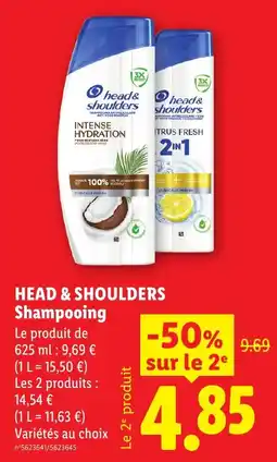 Lidl head & shoulders Shampooing offre