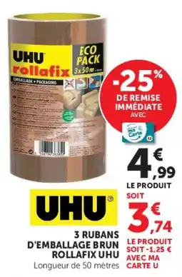 Hyper U UHU rollafix offre