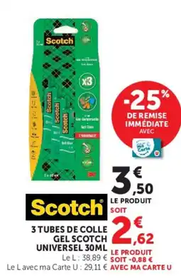 Hyper U Scotch Gel universel offre