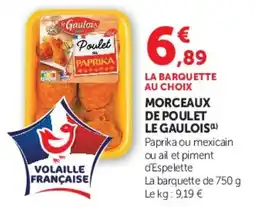 Hyper U Le Gaulois Poulet au Paprika offre
