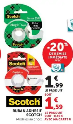 Hyper U Scotch Ruban adhésif offre
