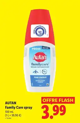 Lidl AUTAN Family Care spray offre