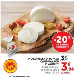 Hyper U VIVALDI Mozzarella di bufala offre