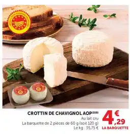 Hyper U Crottin de chavignol aop offre