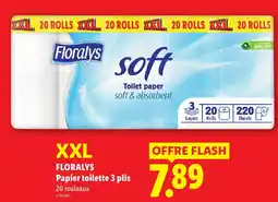 Lidl FLORALYS Papier toilette 3 plis offre