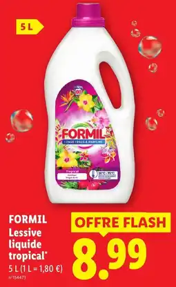 Lidl FORMIL Lessive liquide tropical offre