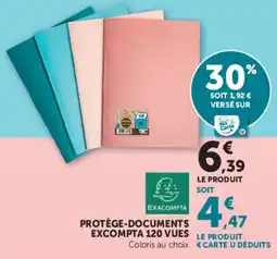 Hyper U EXACOMPTA PROTÈGE-DOCUMENTS offre