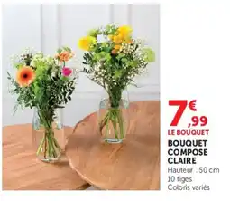 Hyper U BOUQUET COMPOSE CLAIRE offre