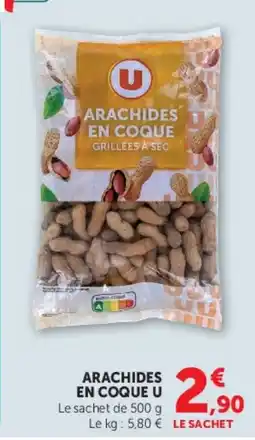 Hyper U U Arachides en coque offre