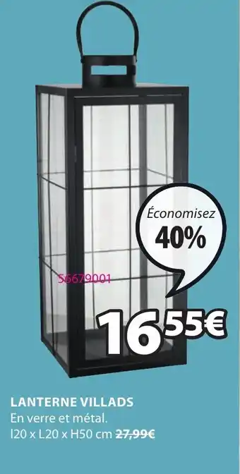 JYSK Lanterne Villads offre